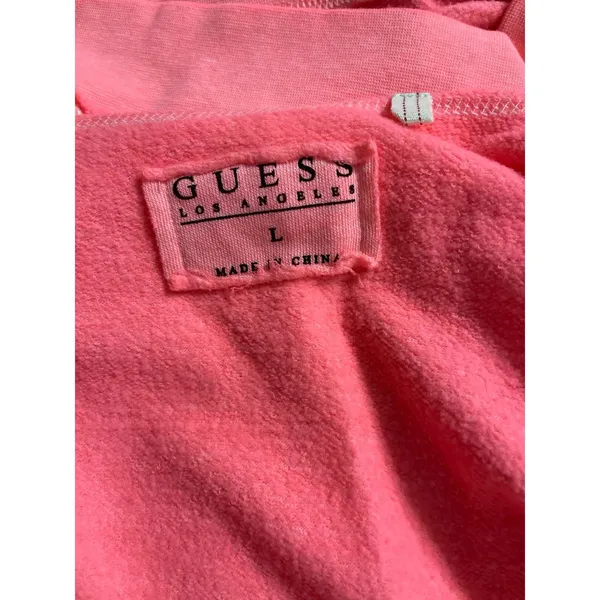 Guess Shirt with Butterfly Graphics Size L Pink - Image 5