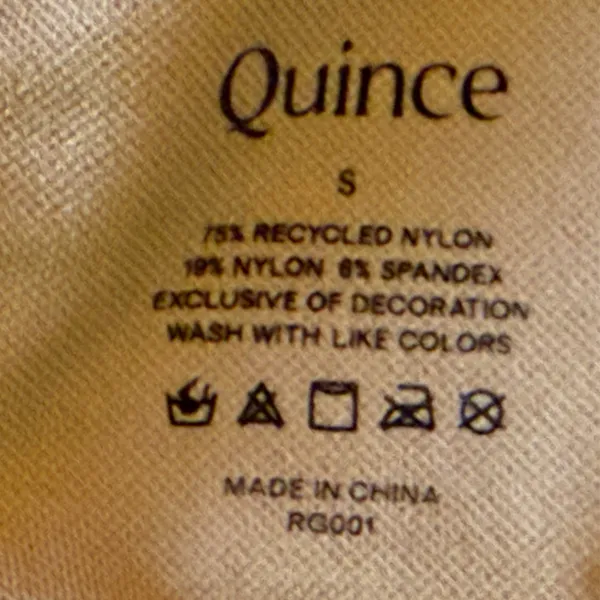 NWT Quince Seamless Nursing Bra Nude Sand Sz S - Image 6