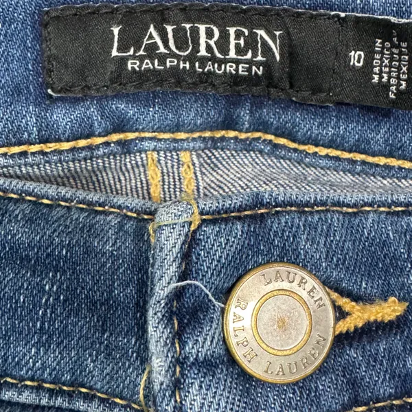 Lauren Ralph‎ Lauren Women Blue Wash Bootcut Jeans Size 10 - Image 4