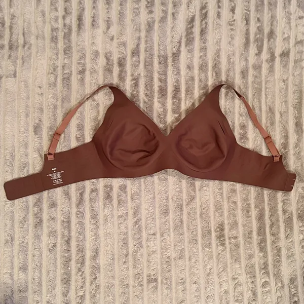 Knix WingWoman Contour Bra Terracotta Brown Wireless‎ Seamless Size S+ - Image 4