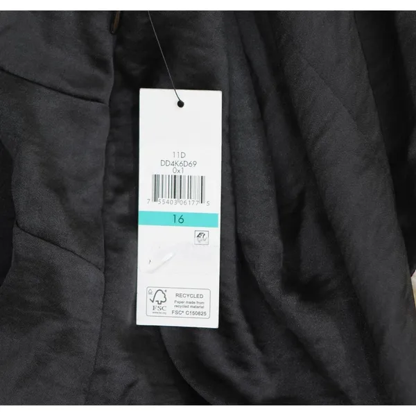 DKNY Satin Colorblocked Slip V Neck Midi Dress Black / Cloud / Eggshell 16 - Image 3