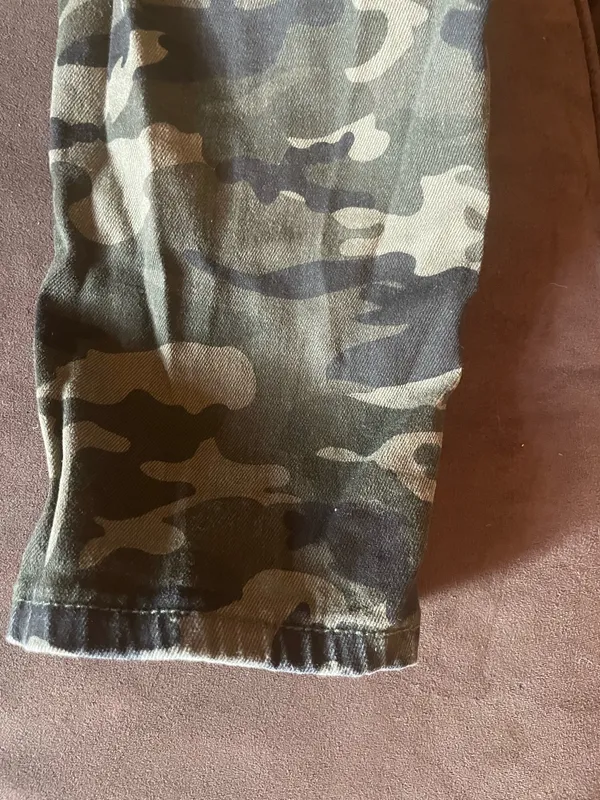 Women’s Fatigue Pants Cotton Size L Green Size L - Image 11