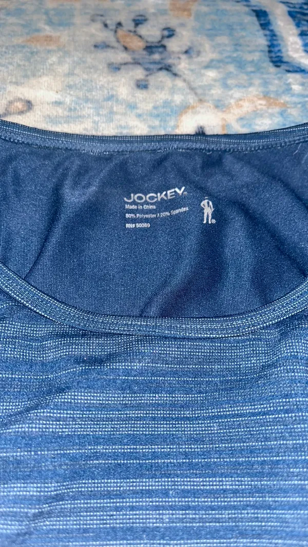 Jockey navy athletic top Blue - Image 3