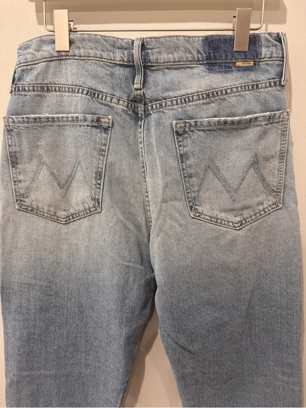 MOTHER Sz 30 The Huffy Flood in Merry Light Wash - Image 2
