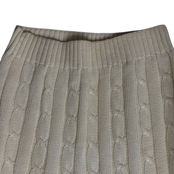 Vintage Eddie Bauer Cable Knit Cream Sweater Size Women's Size‎ X-Large XL - Image 4