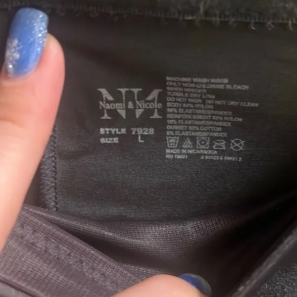 ✨Naomi & Nicole® Sz Large Shapewear Women's High Waist Boy Shorts✨ - Image 6