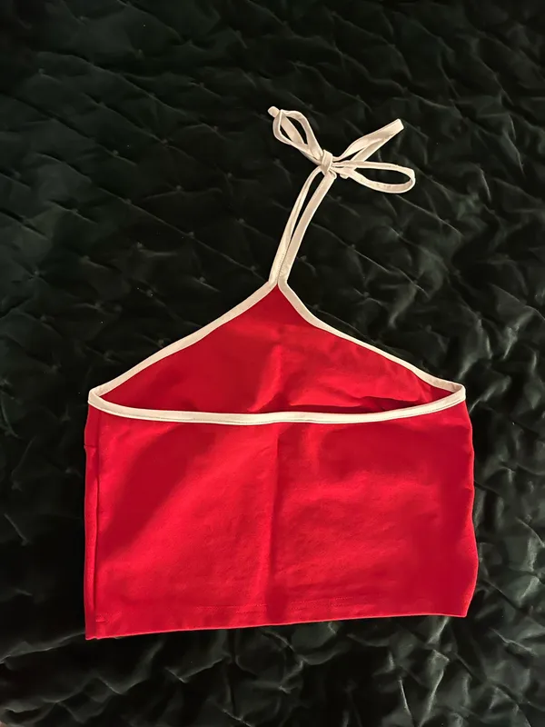superdown Red halter top - Image 3