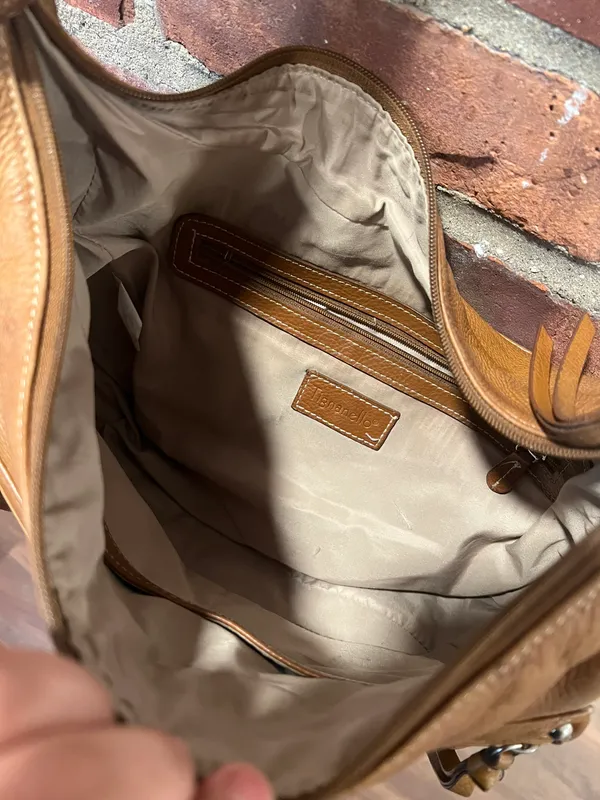 Tignanella Camel Leather bag - Image 7