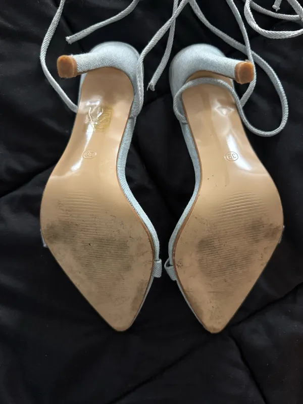 Women's Denim Pointed Toe Lace - Image 5