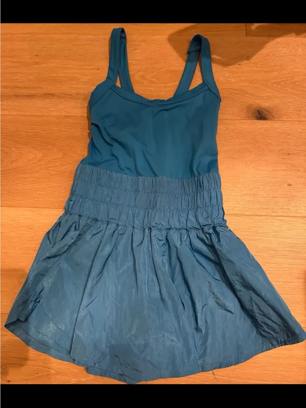 Free People Movement The Way Home Skortsie in Varsity Blue - Image 4