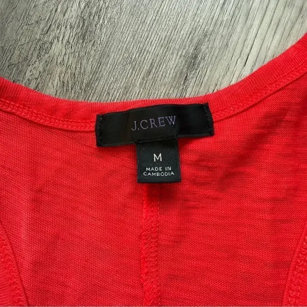 J. Crew Hi Low Swingy Tank Dress Medium Minimalist Racerback - Image 3