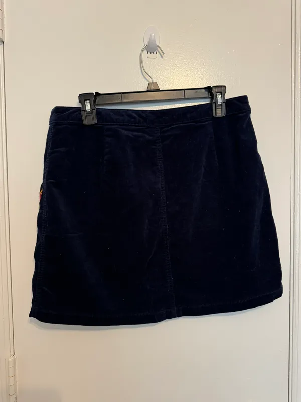 Mossimo Supply Co Blue Floral Skirt Size 12 - Image 2
