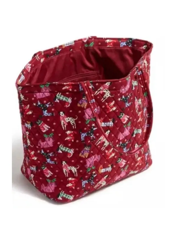 Vera Bradley Holiday Hounds Pattern Essential Grand Tote NWT - Image 3