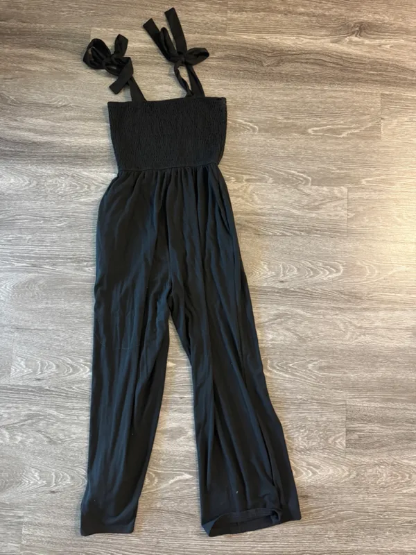 Black Bow Jumpsuit Size M - Image 9