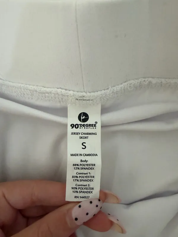 White Tennis Skirt - Image 4