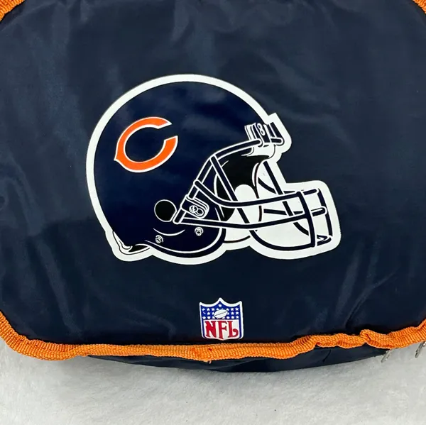 National Football League Team Chicago Bears Football Travel School Game Cooler Lunch Box Bag 10”x8” - Image 2