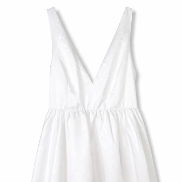 Lulus Lux Bridal NWOT Blissfully Beloved Ivory Backless A-Line Bow Wedding Dress - Image 8