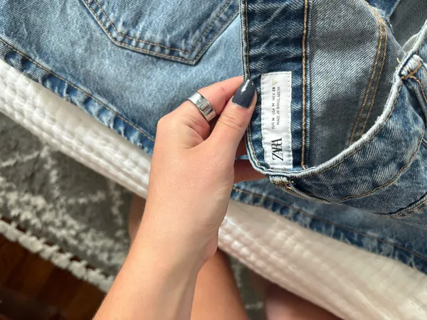 ZARA Skirt Mini Denim - Image 3