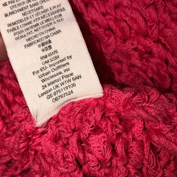 Free People small pink oversized knit sweater - Image 9