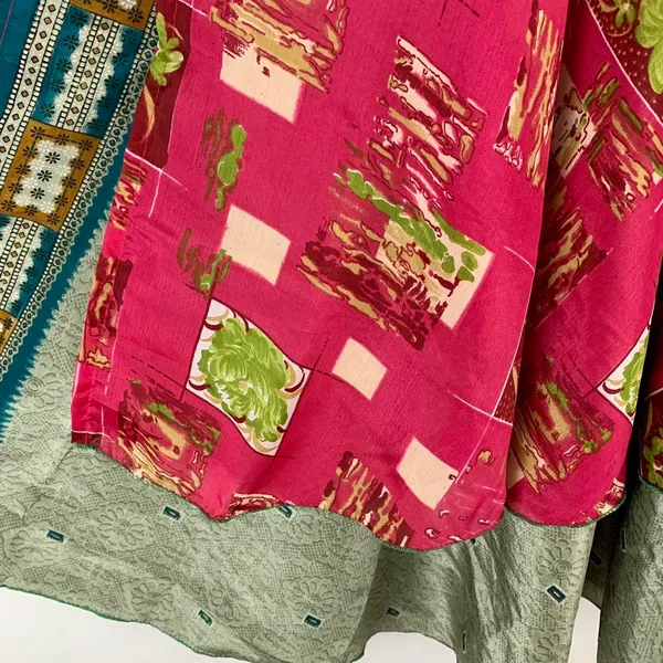 Reversible Maxi Wrap Skirt BINW721 Multiple - Image 3