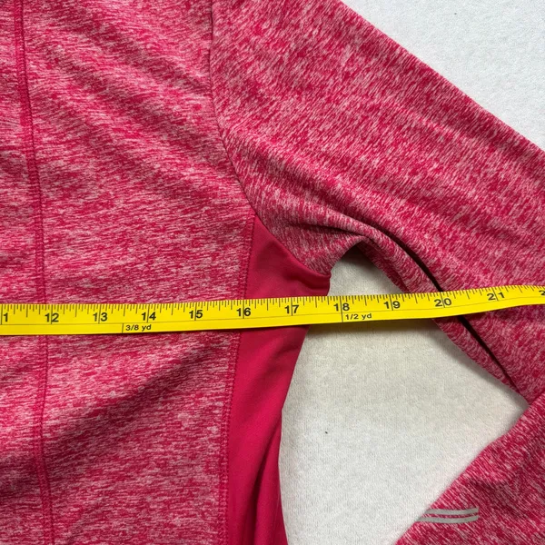 Brooks Equilibrium Women’s Pink Hooded Full Zip Running Jacket Small - Image 8