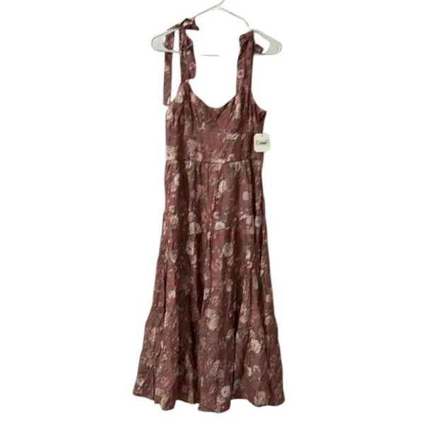 Altar'd State Floral Print Fit & Flare Midi Dress(Size Large) - Image 5