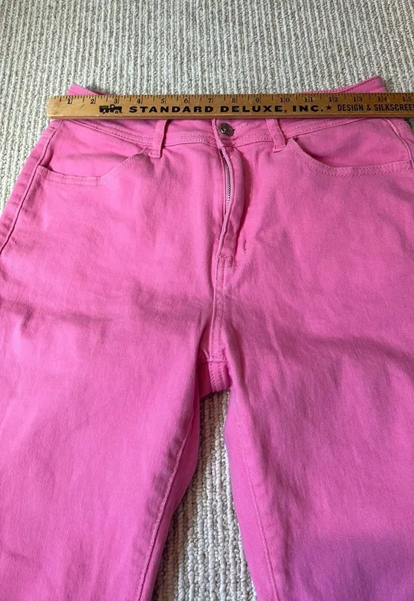 Boutique Pink Flare Jeans 8 - Image 3