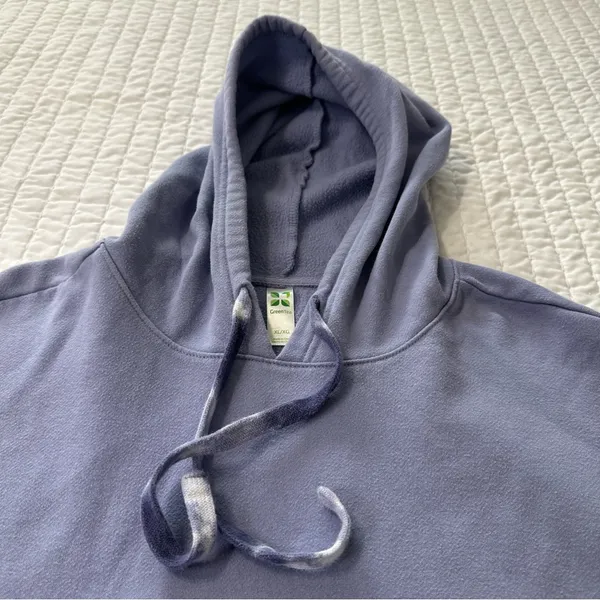 GreenTea Women’s Dusty Light Purple Spring PullOver Hoodie & TieDye Drawstring - Image 9