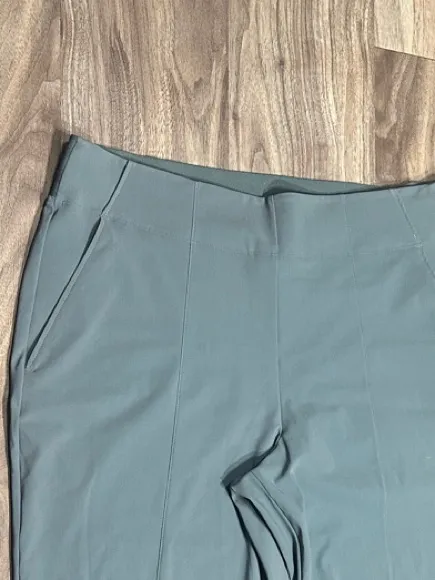 Athleta Cosmic Kick Flare Pants Slate Teal Stretch Work Travel. - Image 8