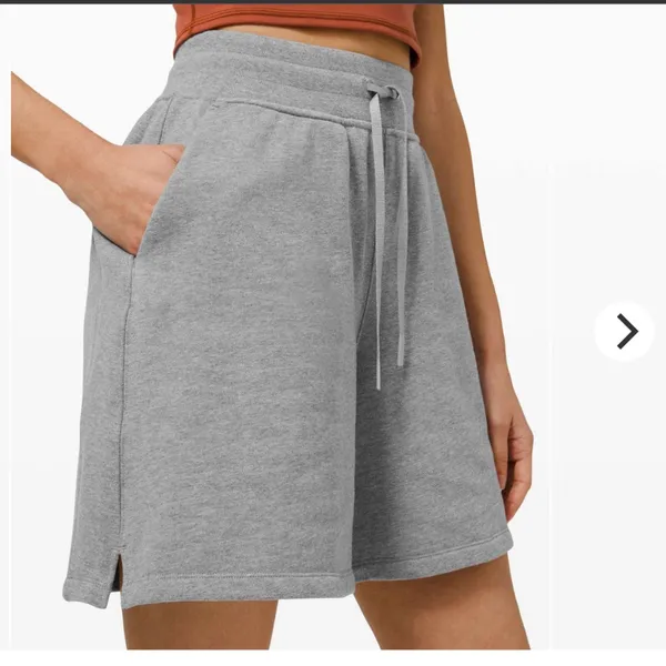 Lululemon All Yours High Rise Shorts grey 4 - Image 4