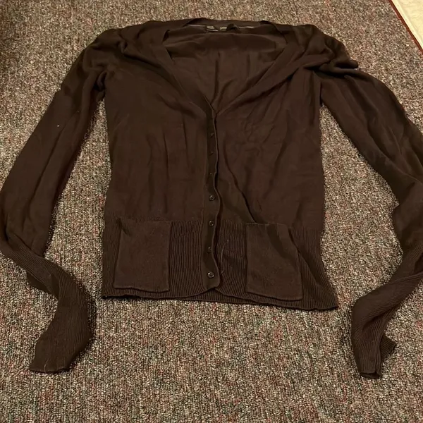 ‎Zara brown cardigan M - Image 2