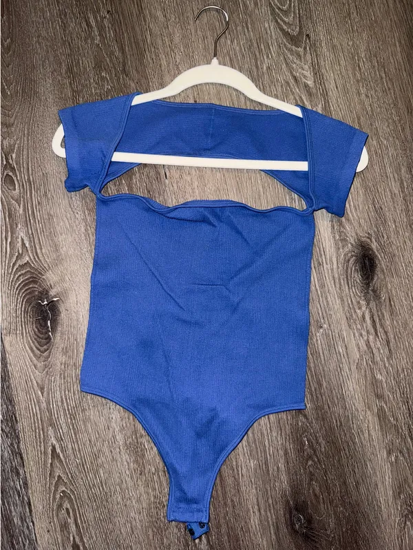 Pretty Little Thing Bodysuit Blue - Image 2