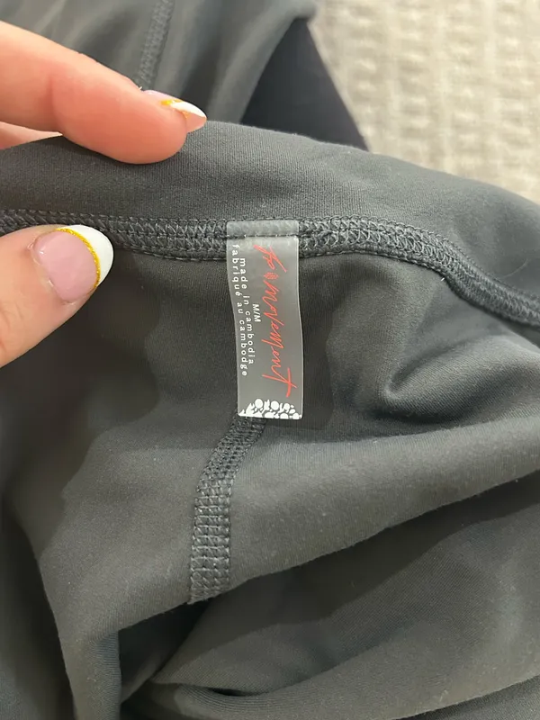 Free People Fold Over Leggings - Image 4