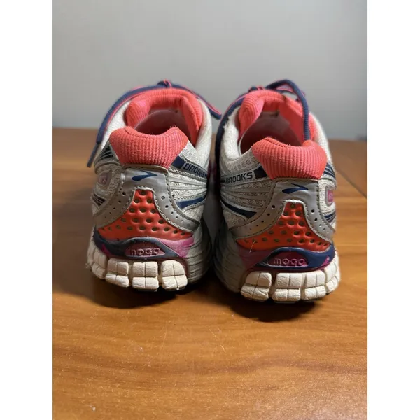 Brooks Adrenaline GTS 14 Women's Running Shoes White Pink Purple Sz 10.5B - Image 4