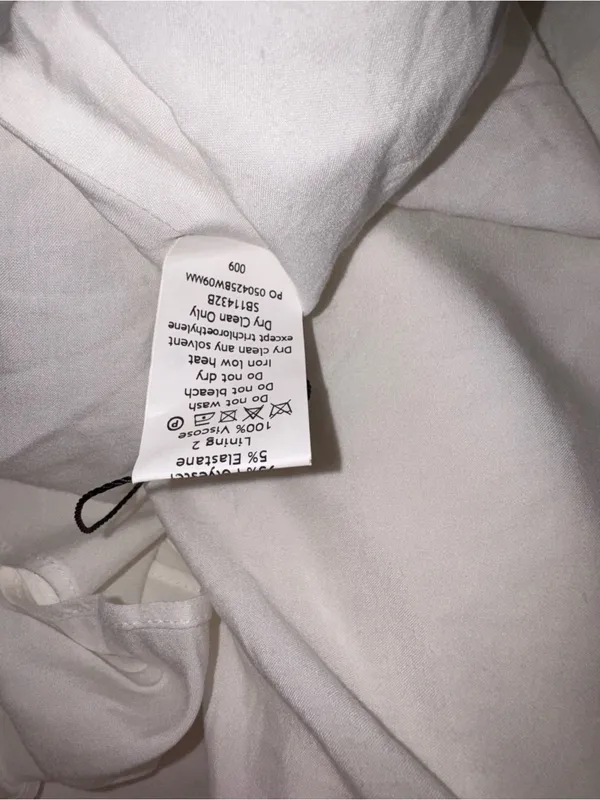 NEW HOUSE OF CB Sasha Halter white cotton Minidress Sz L - Image 8