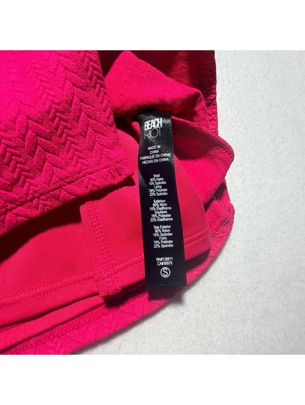 Beach Riot Sport Pink Athletic Skirt with Inner Shorts Size Small - Image 7