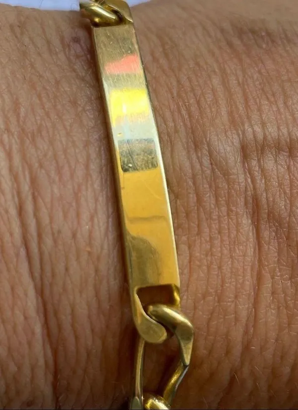 Vintage engravable ID bracelet - Image 4