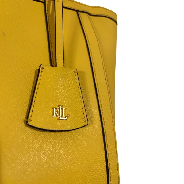 Yellow Ralph Lauren tote bag purse - Image 5
