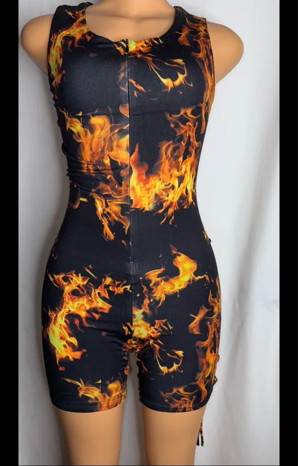 Cherry mellow fire romper - Image 5