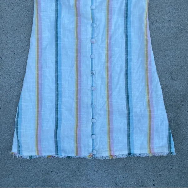 Billabong x The Salty Blonde Sunny Stripes Slip Dress size S Small - Image 4