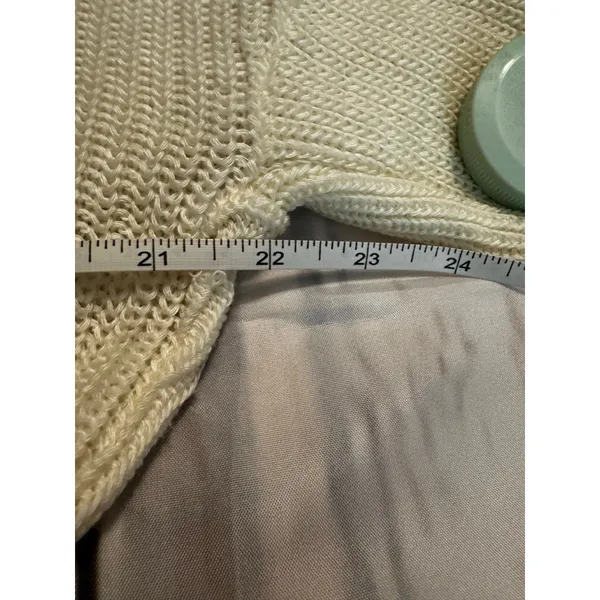 Altard State Cream Criss-Cross V-Neck Sweater Size S EUC - Image 8
