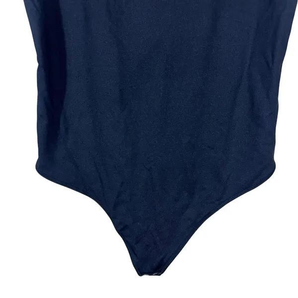 Abercrombie & Fitch Soft A&F Collection Solid Bodycon Black Minimalist Size L - Image 3