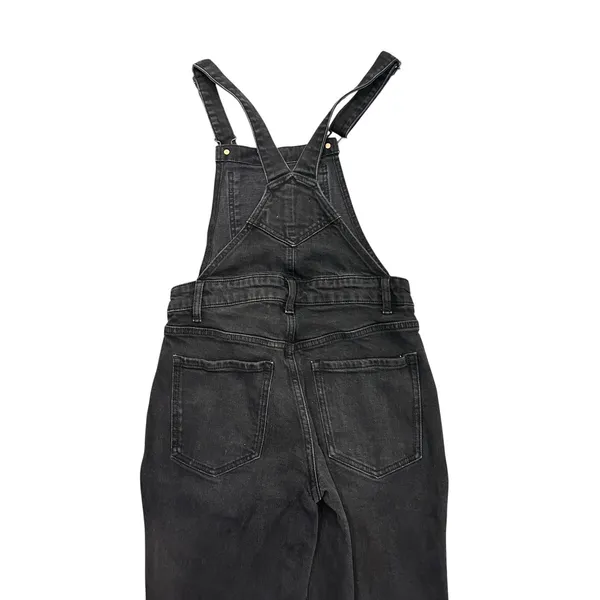 Old Navy O.G. Straight Black Y2K Jean Overalls Size 0 Women's Utility Denim - Image 5