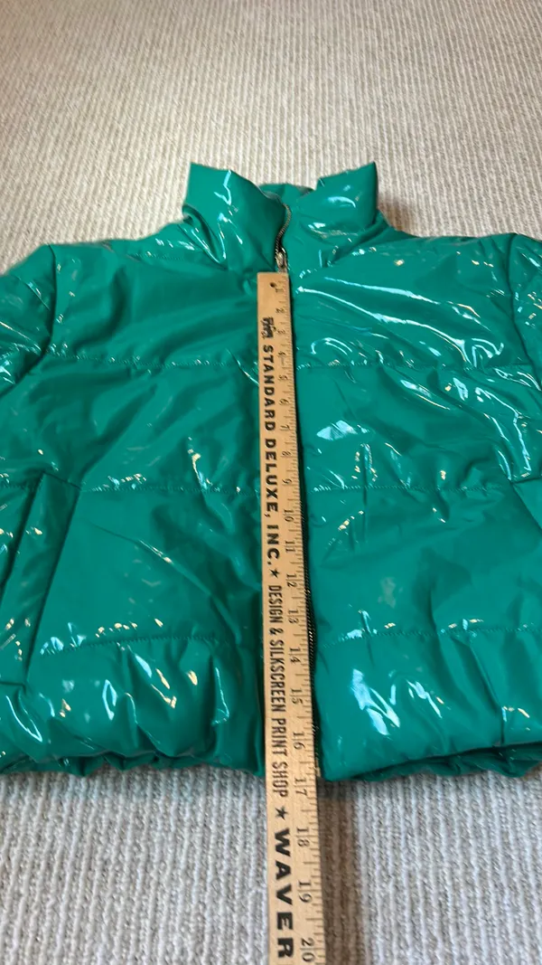 Boutique 36 Points Green Jacket Funnel Neck L - Image 2