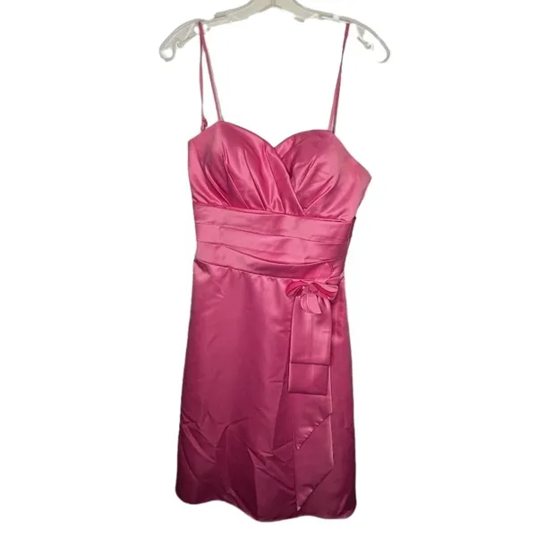 Vintage May Queen‎ Couture Pink Dress With Wrap - Image 4