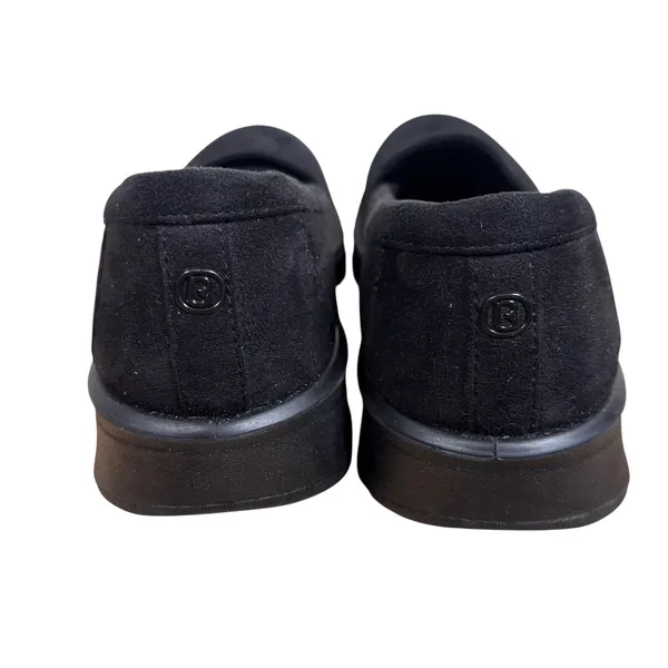 Bzees Black Fabric Penny Loafer Wedge Shoes Womens 7M Slip On Comfort Casual - Image 6