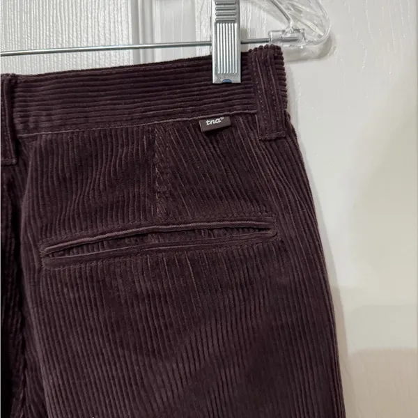 Aritzia x TNA chunky brown straight leg corduroy pants‎ size 0 - Image 5