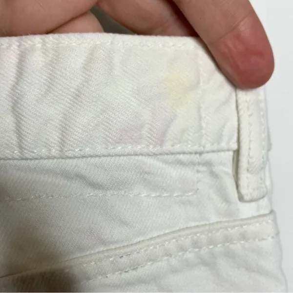 Zara white wide‎ leg jeans size 0 - Image 6