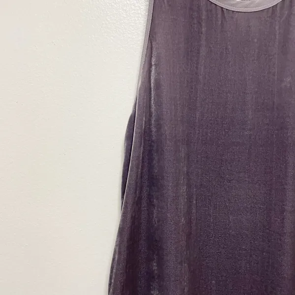 Wilfred Sevres Lilac Silk Crushed Velvet Sleeveless Top - Image 3