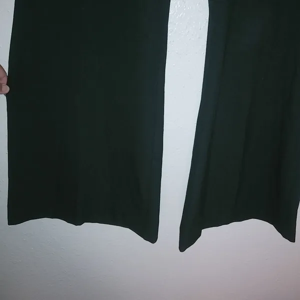 Jennifer Lopez 16R 36x33 Black Flare Dress Pants Plus - Funeral - Image 3